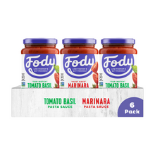 Load image into Gallery viewer, <b><big> Low FODMAP Pasta Sauce </big> </b> <br> Variety 6 Pack <br> <small> Gluten, Onion & Garlic Free</small>