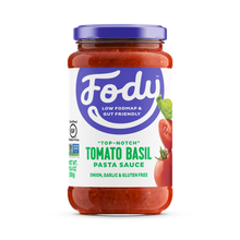 Load image into Gallery viewer, <b><big> Low FODMAP <br> Tomato & Basil Sauce </big></b><br><small> Onion & Garlic Free</small>