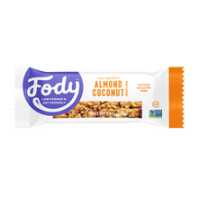 Load image into Gallery viewer, <br> Low FODMAP <br> <b><big>Almond Coconut Bars <br>(Box of 12 Bars)</big></b><br><small>Gluten &amp; Lactose Free</small>
